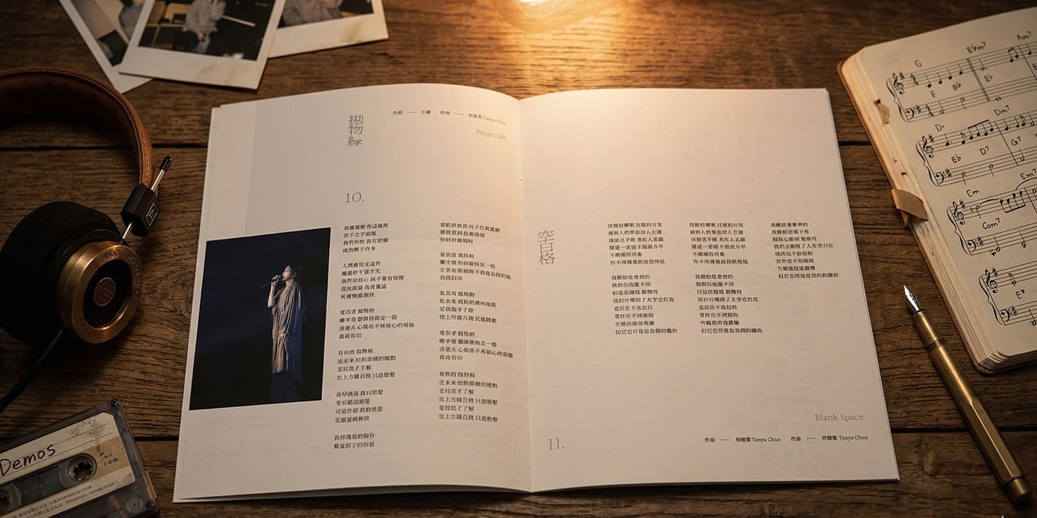 蔡健雅演唱會USB  |  歌詞本  |  蔡健雅 USB 開箱