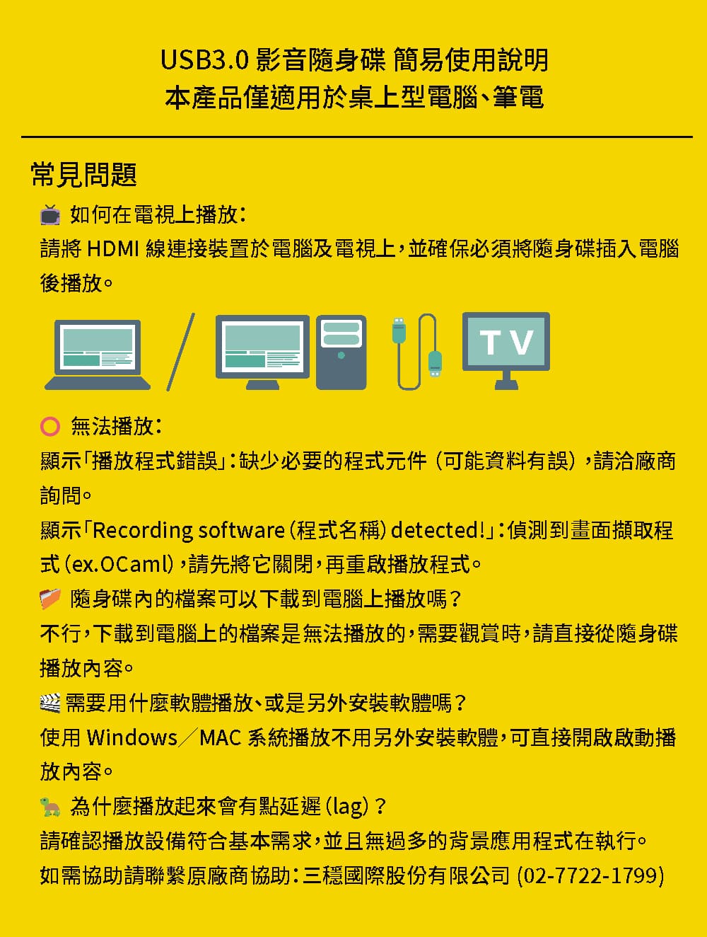 台灣超人 USB | 使用說明